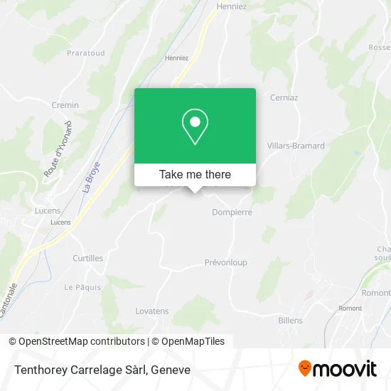 Tenthorey Carrelage Sàrl map