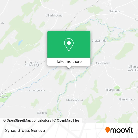 Synas Group map