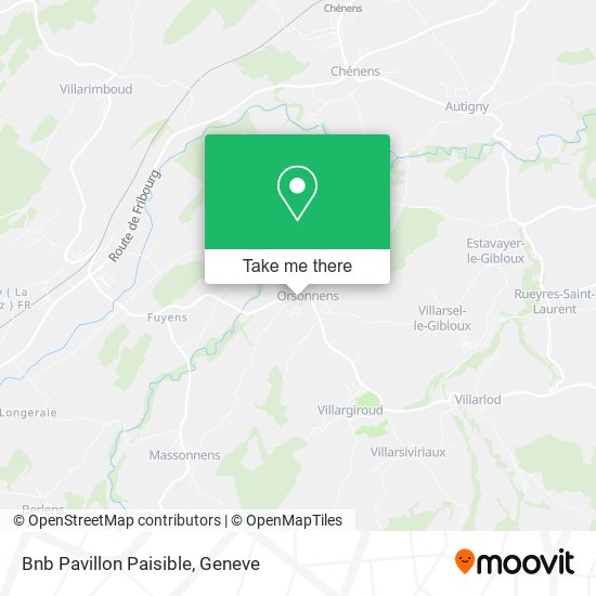 Bnb Pavillon Paisible map