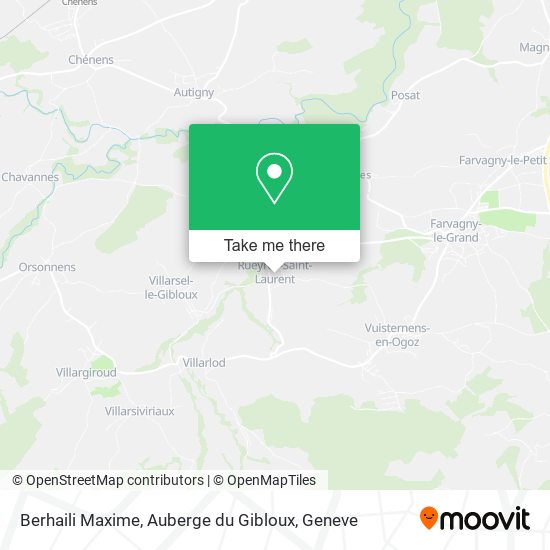 Berhaili Maxime, Auberge du Gibloux map