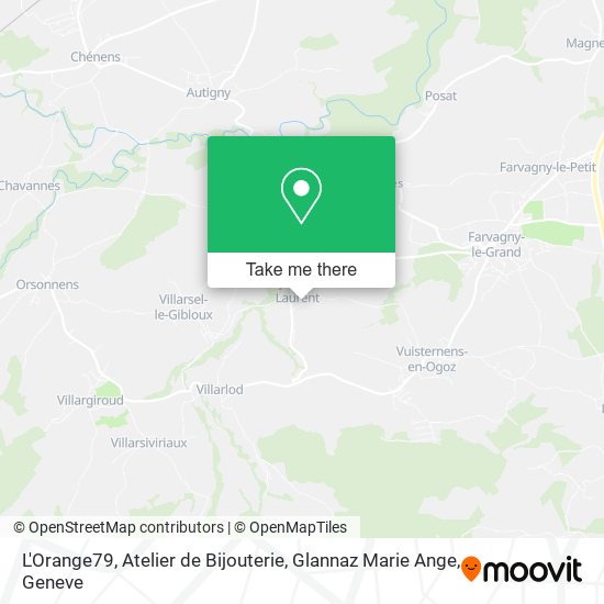 L'Orange79, Atelier de Bijouterie, Glannaz Marie Ange map