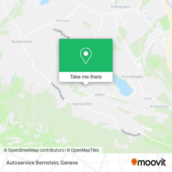Autoservice Bernstein map