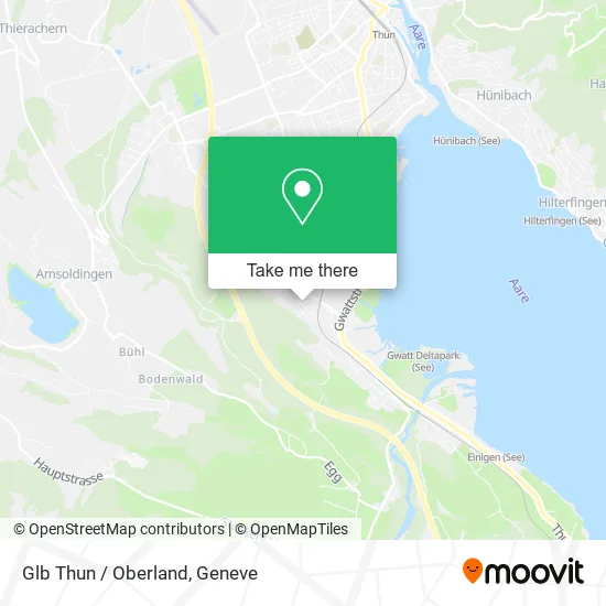 Glb Thun / Oberland map