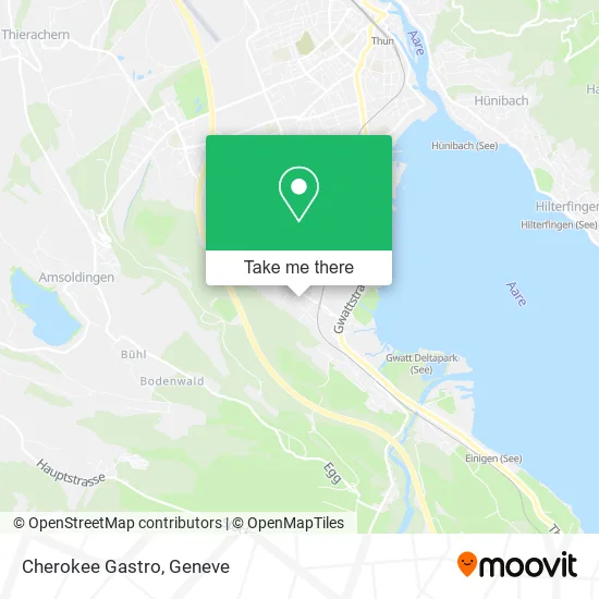 Cherokee Gastro map