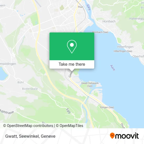 Gwatt, Seewinkel map