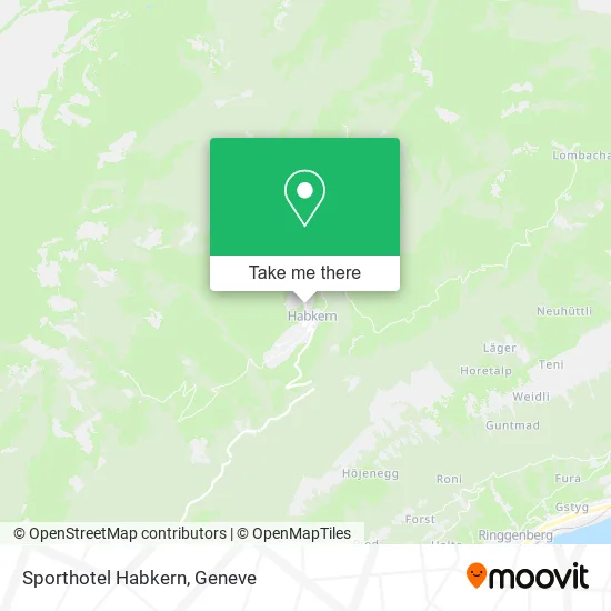 Sporthotel Habkern map
