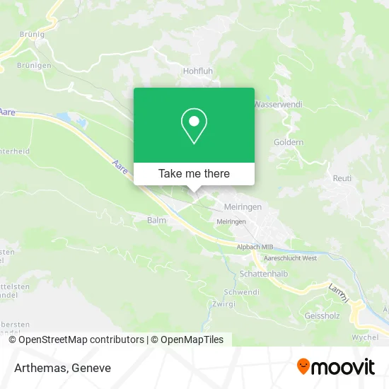 Arthemas map