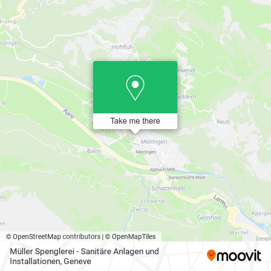 Müller Spenglerei - Sanitäre Anlagen und Installationen map