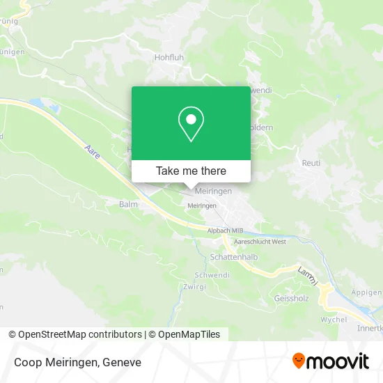 Coop Meiringen map