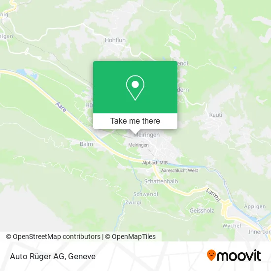 Auto Rüger AG map
