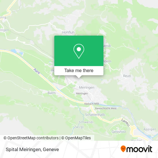 Spital Meiringen map