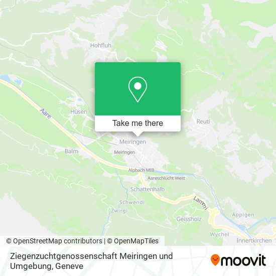 Ziegenzuchtgenossenschaft Meiringen und Umgebung map