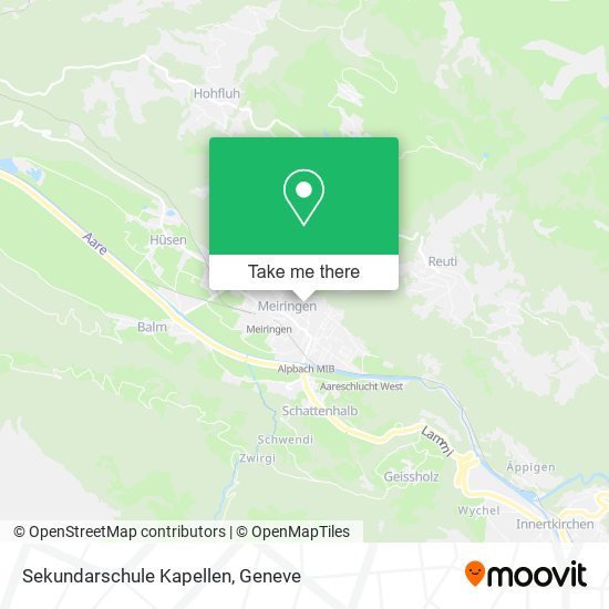 Sekundarschule Kapellen map