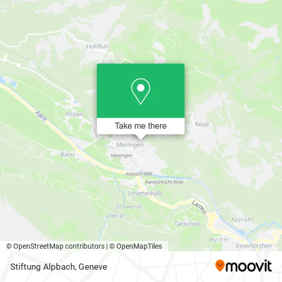 Stiftung Alpbach map
