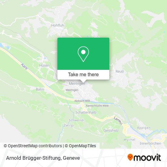 Arnold Brügger-Stiftung map