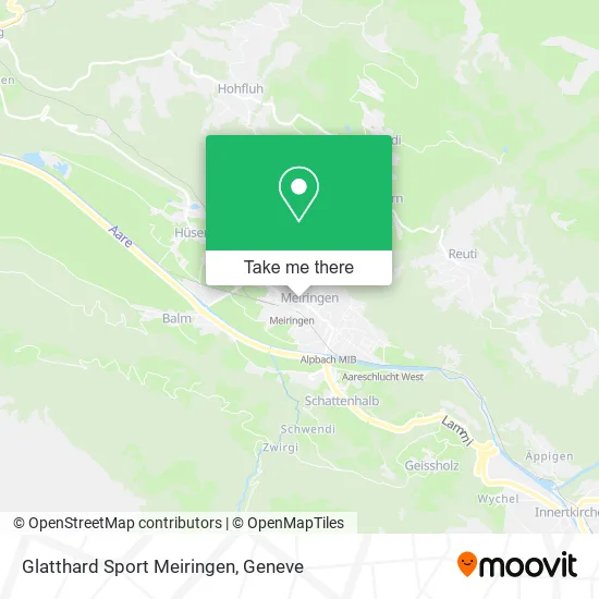 Glatthard Sport Meiringen map
