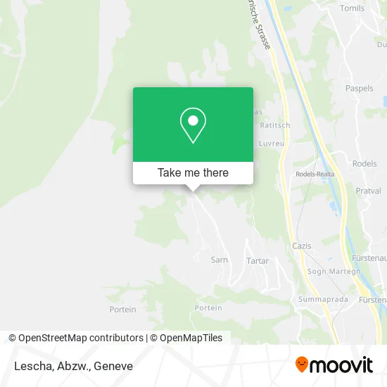 Lescha, Abzw. map