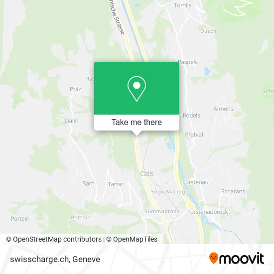swisscharge.ch map
