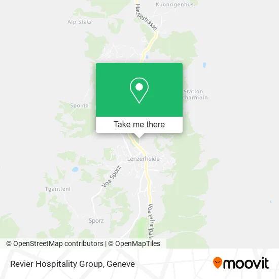 Revier Hospitality Group map