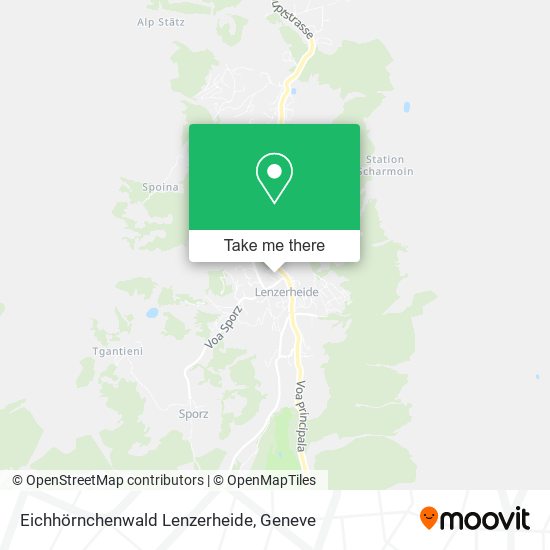 Eichhörnchenwald Lenzerheide map