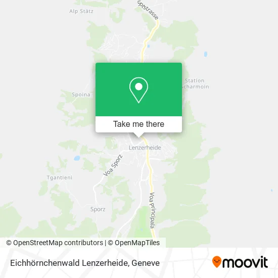 Eichhörnchenwald Lenzerheide map