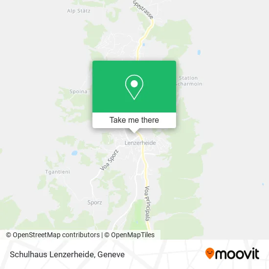 Schulhaus Lenzerheide map