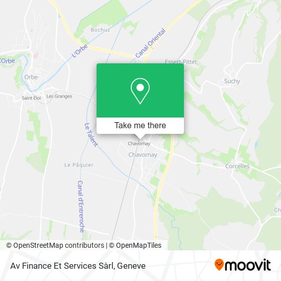 Av Finance Et Services Sàrl map