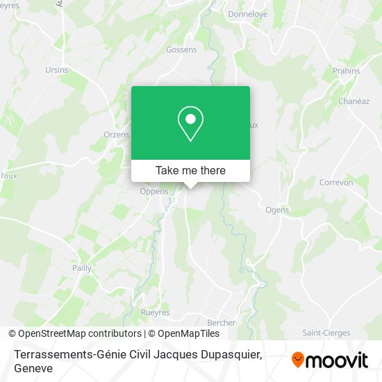 Terrassements-Génie Civil Jacques Dupasquier map