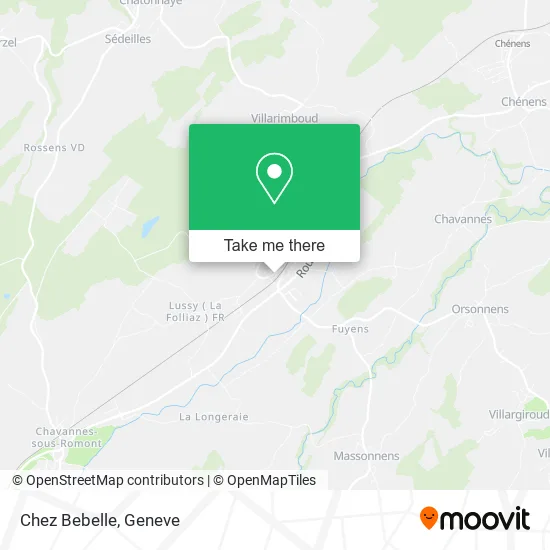 Chez Bebelle map