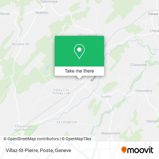 Villaz-St-Pierre, Poste map
