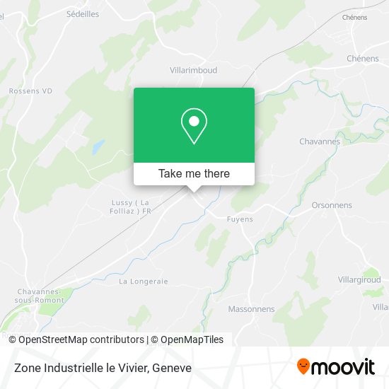 Zone Industrielle le Vivier map