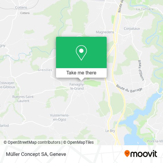 Müller Concept SA map