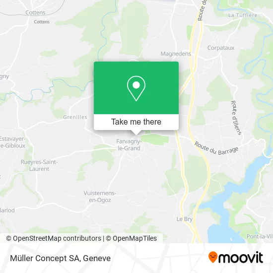 Müller Concept SA map