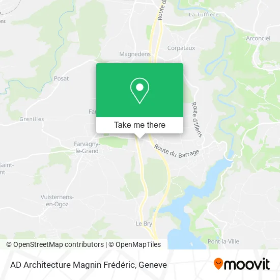 AD Architecture Magnin Frédéric map