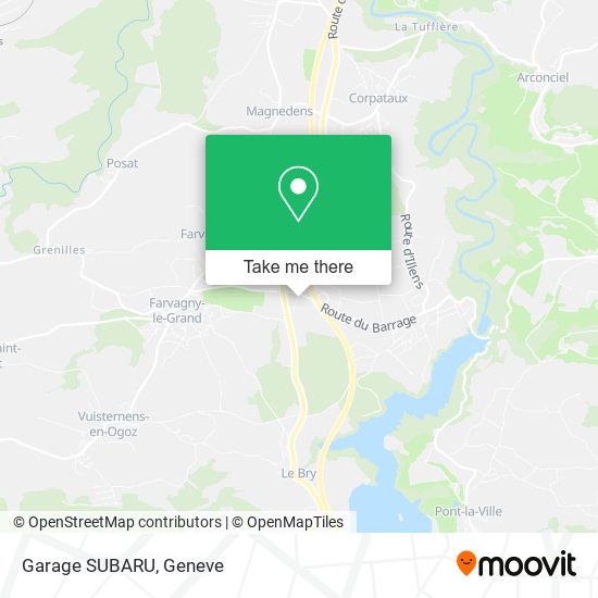 Garage SUBARU map