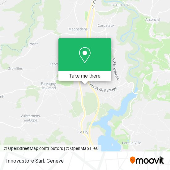 Innovastore Sàrl map