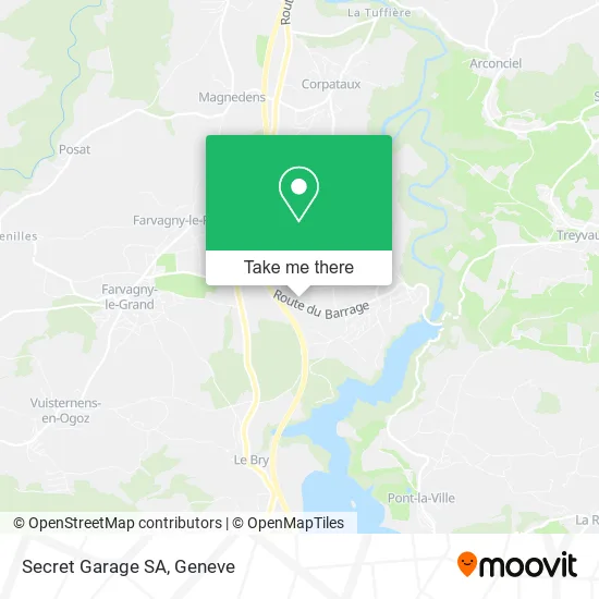 Secret Garage SA map