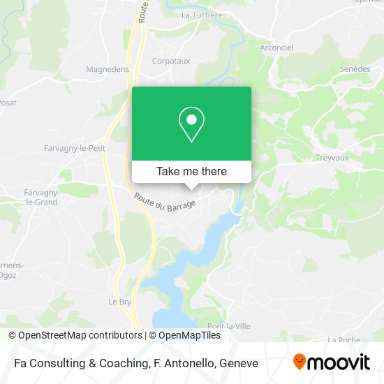 Fa Consulting & Coaching, F. Antonello map