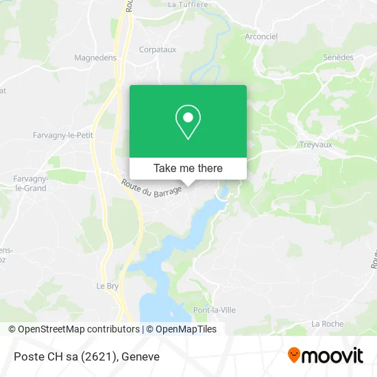Poste CH sa (2621) map