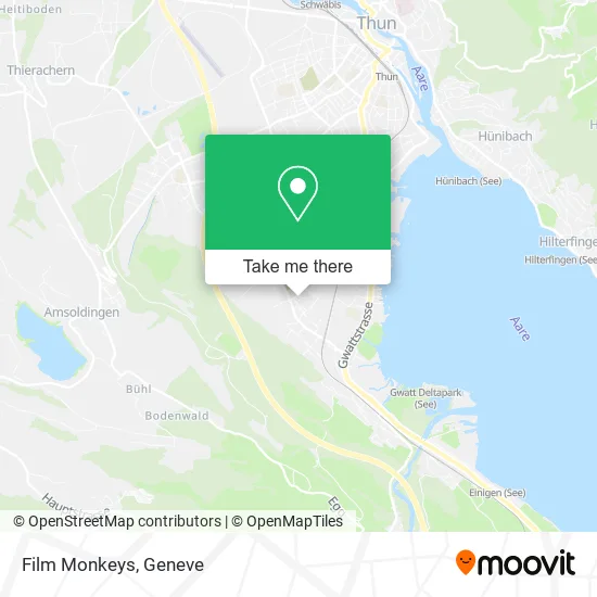 Film Monkeys map