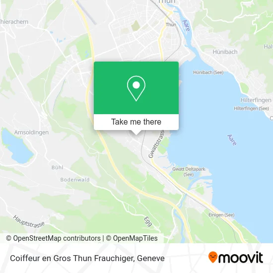 Coiffeur en Gros Thun Frauchiger map