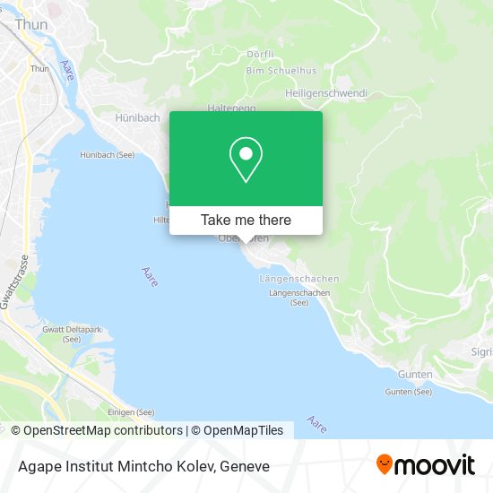 Agape Institut Mintcho Kolev map