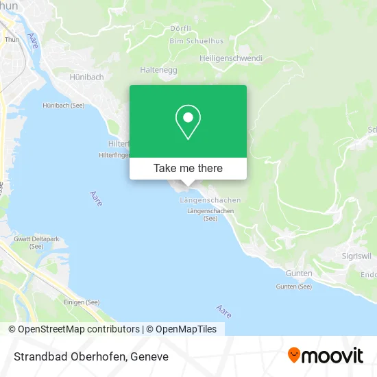 Strandbad Oberhofen map