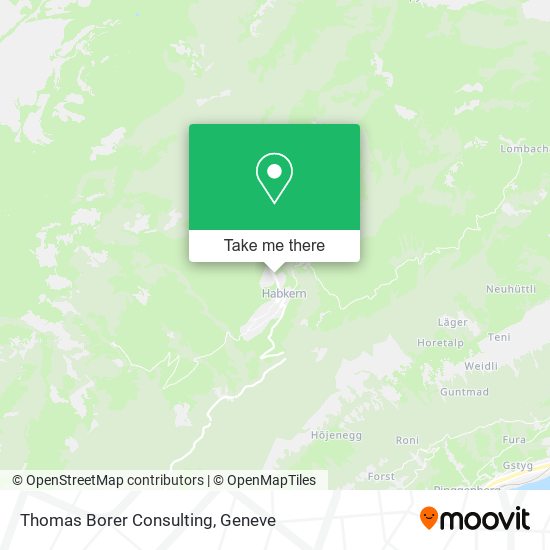 Thomas Borer Consulting map