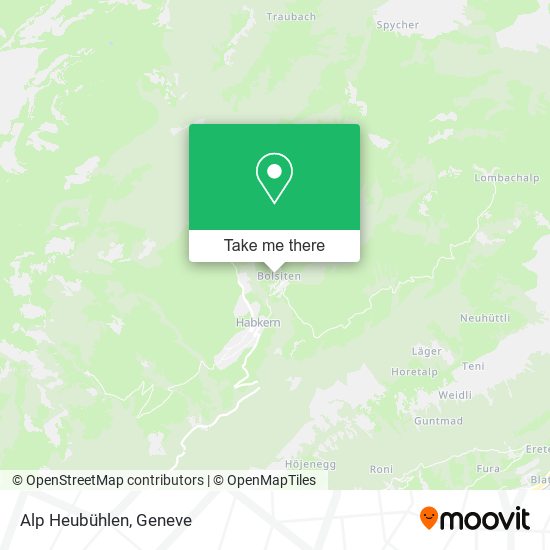 Alp Heubühlen map