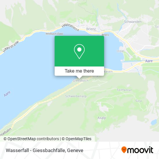 Wasserfall - Giessbachfälle map