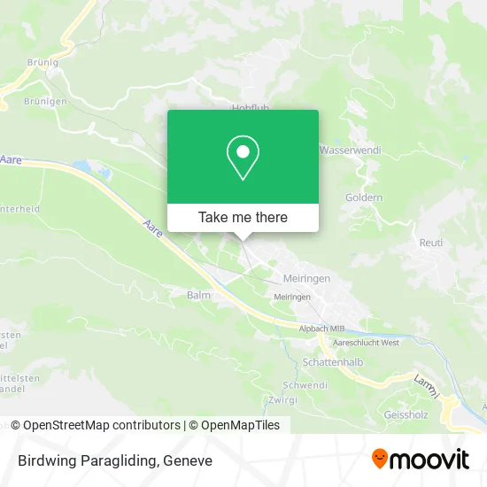 Birdwing Paragliding map