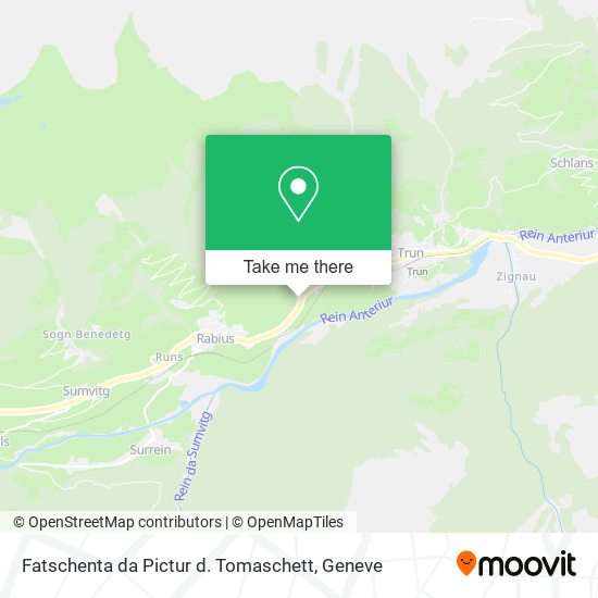Fatschenta da Pictur d. Tomaschett map
