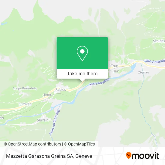 Mazzetta Garascha Greina SA map