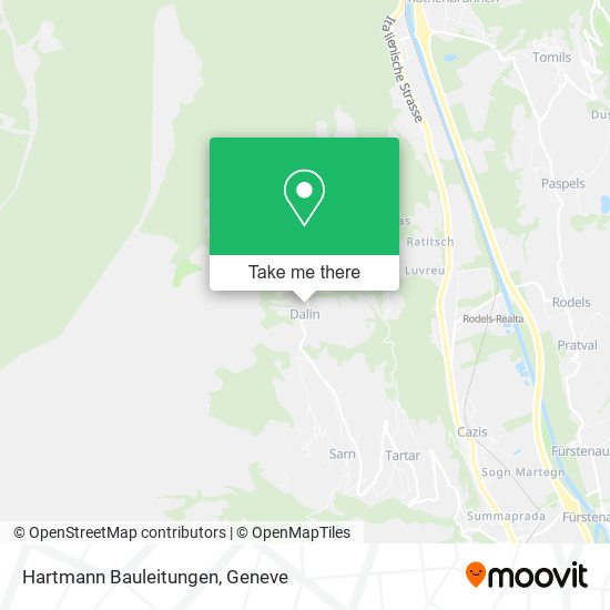 Hartmann Bauleitungen map